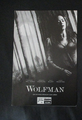 1 Filmprogramm NFP Neues Film-Programm Nr. 12244 Wolfman Emily Blunt