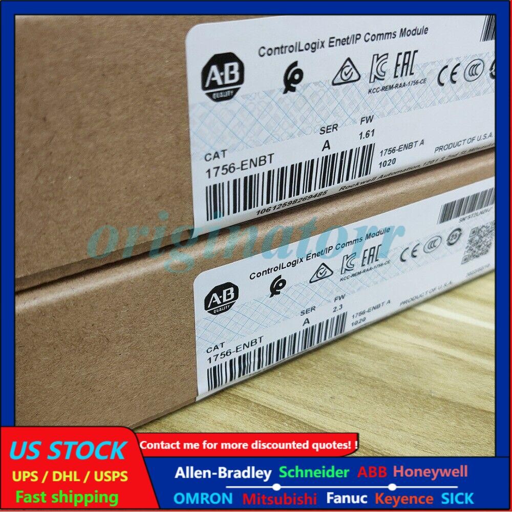 NEW- Sealed AB 1756-ENBT SER A ControlLogix EtherNet/IP Module 1756ENBT USA
