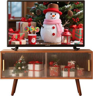 Bamboo TV Stand Entertainment Center Is Feat Fsc-Certified Wood, Mid-Century Mod