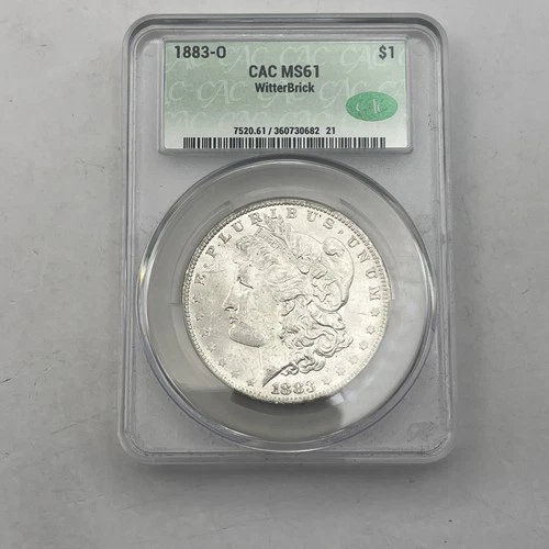 1883-O $1 Morgan Dollar CAC MS61 Witterbrick