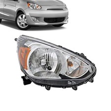 Halogen Passenger Headlight Headlamp For Mitsubishi Mirage Hatchback 2014-2020