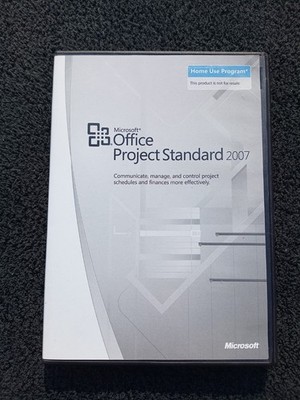 Microsoft Office Project Standard 2007 Home Use Exc Cnd w/Product Key Fst Ship