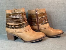 Carlos Santana Cole Rocker Booties Tan Womens...