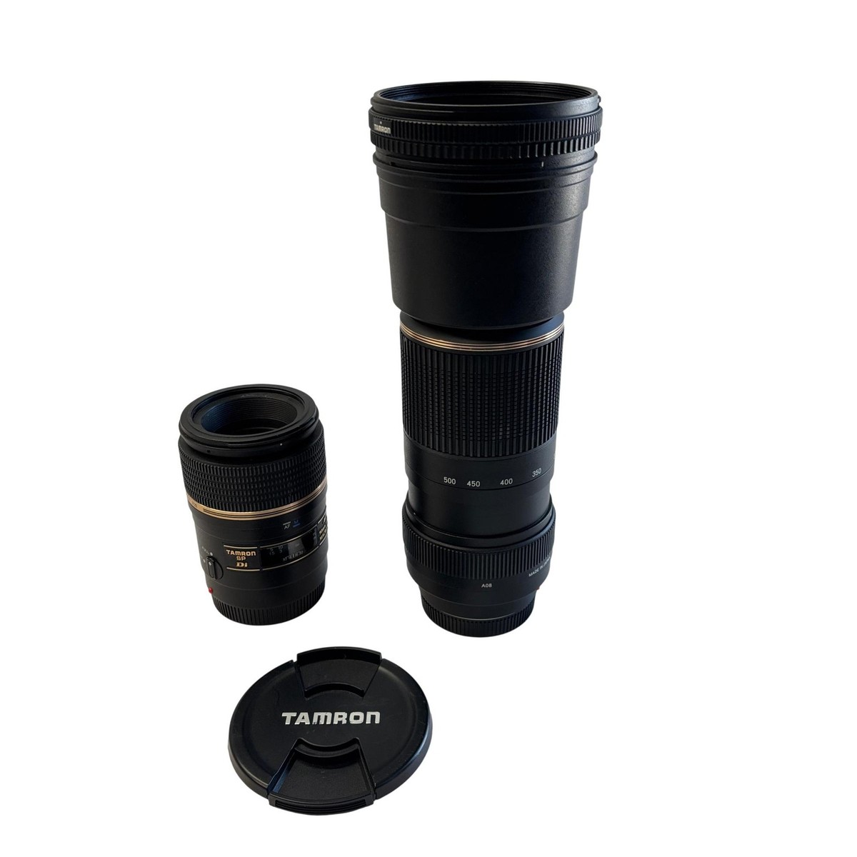 Tamron SP AF 200-500mm F/5-6.3 Di LD IF Lens SP AF 90mm F/2.8 Lens