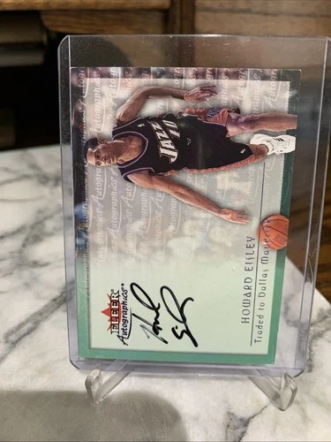 2000-01 Fleer Autographics Howard Eisely Autograph Auto