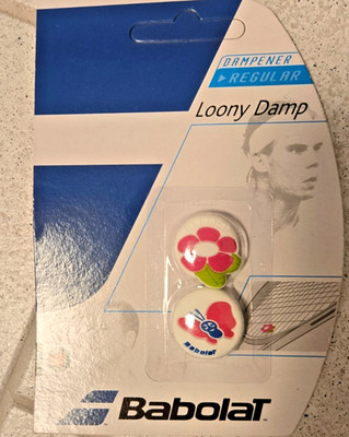 BABOLAT Loony Damp Vibrationsdämpfer Dämpfer Tennis REGULAR Blume Nadal pink