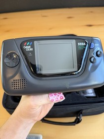 Sega Game Gear Handheld Console Bundle 3 Sonic Games + MORE WORKS GREAT/ Tested