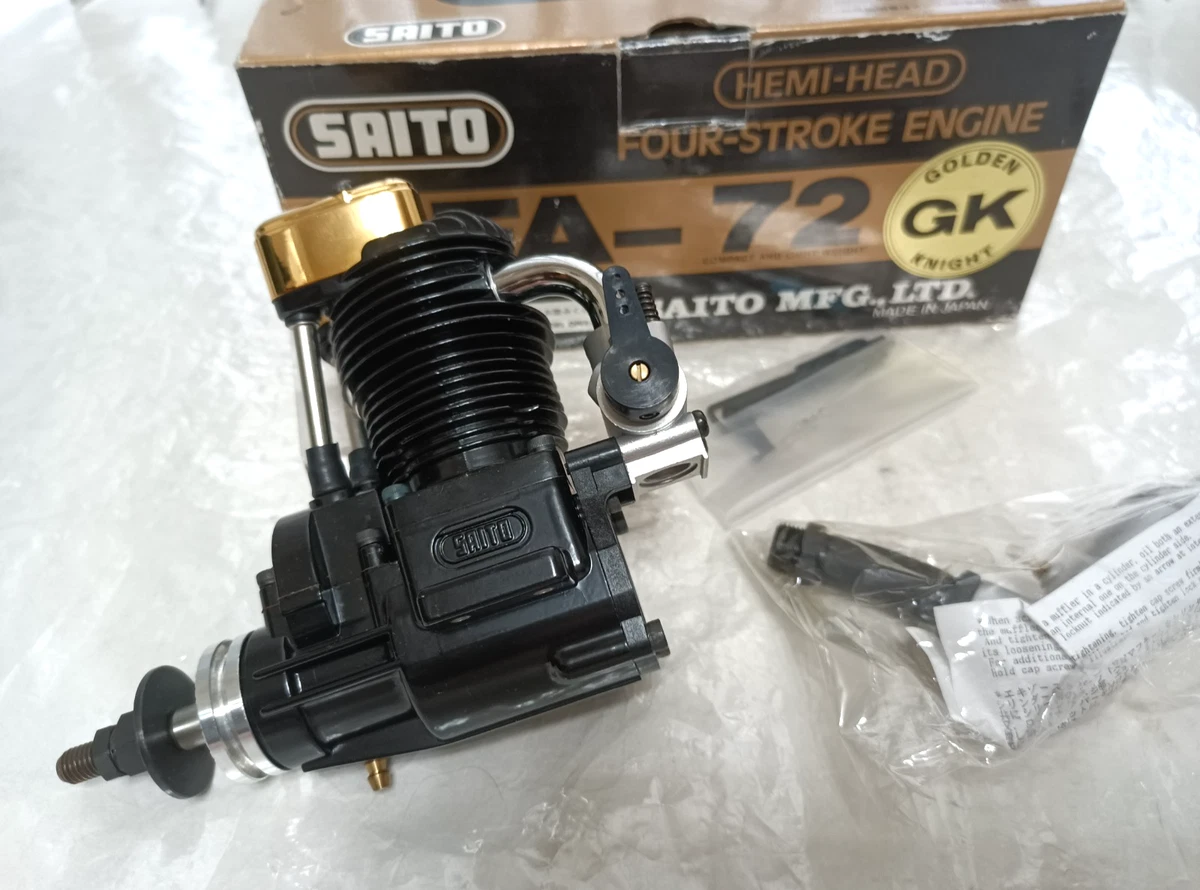 Saito 4-Stroke Engine Hobby RC Gas/Nitro Engines for Nitro & Glow