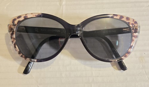 Gafas de sol Rio Ray Brighton ojo de gato *solo monturas* leopardo desvanecido humo negro R352 - Imagen 2 de 10