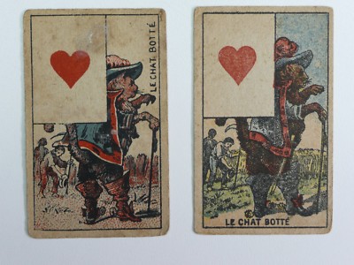 Jeu De Cartes Ancien La Vache/Tarot J. DAVID Paris – XIXe, Vers 1900, Authentique