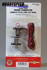 BACHMANN POWER CONNECTOR LARGE G SCALE 332 track terminal (LGB 50160) BAC94662