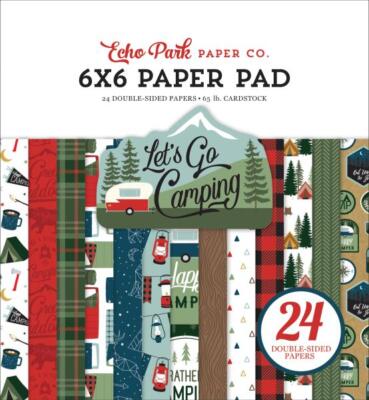 Echo Park ''Let's Go Camping'' 6x6'' Paper Pad