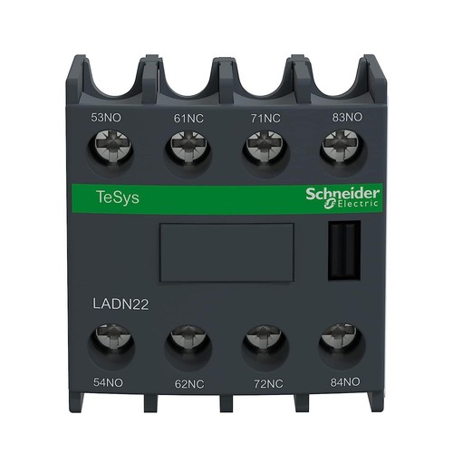 Schneider Hilfskontaktblock LADN22 TeSys D - 2NO + 2NC, Schraubklemmenklemmen - Bild 11 von 24