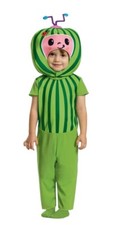 New Toddler Boys Girls Cocomelon Halloween Costume Green Full Suit 2T