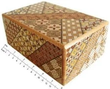 Yosegi Puzzle Box 5 Sun 10 Steps