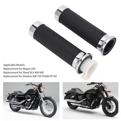 Ergonomic Motorcycle Handle Grip Slip Resistant Throttle Replacement for Shadow