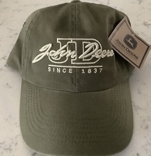 John Deere Since 1837 Baseball Cap adjustable strap back MINT