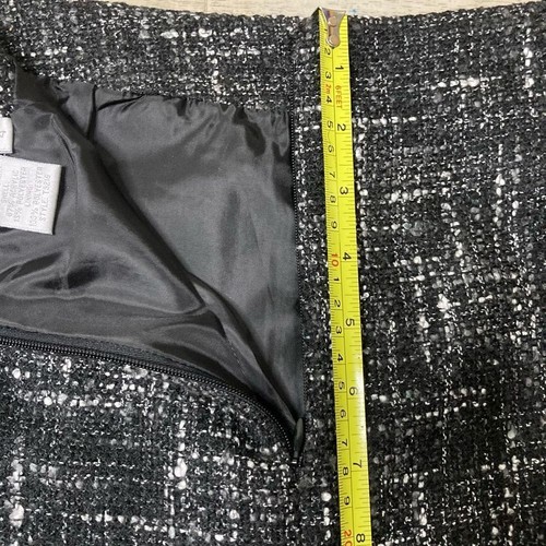 Spiegel, High Waisted Classic Tweed Weave Straight Pencil Skirt Women’s Size 4 - Picture 6 of 10