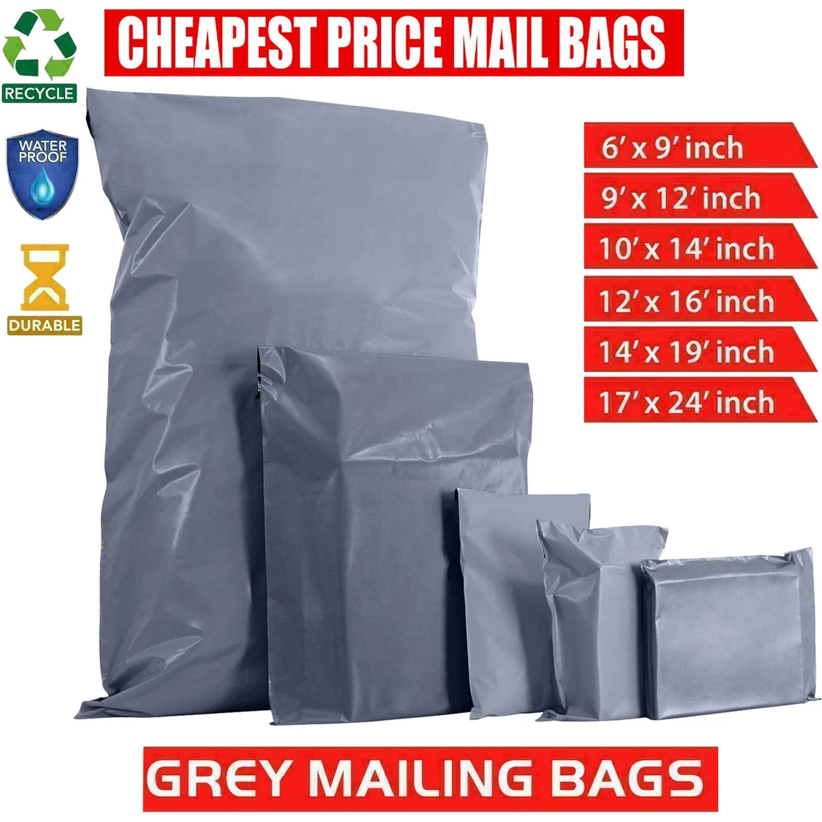 Details 151+ grey plastic shipping bags super hot esthdonghoadian