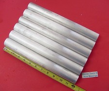 6 Pieces 1-3/8" ALUMINUM 6061 ROUND ROD SOLD BAR 12" LONG STOCK NEW 1.375" T6511