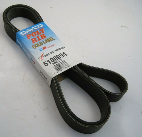 DAYCO 5100994 Poly Rib Serpentine Belt - Gold Label - (X-Ref: 10PK2525 ...