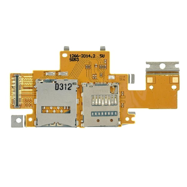 Sony Xperia Tablet Z Sim Leser Sim Slot Schacht Kontakte Karten Pins Flex Band-image