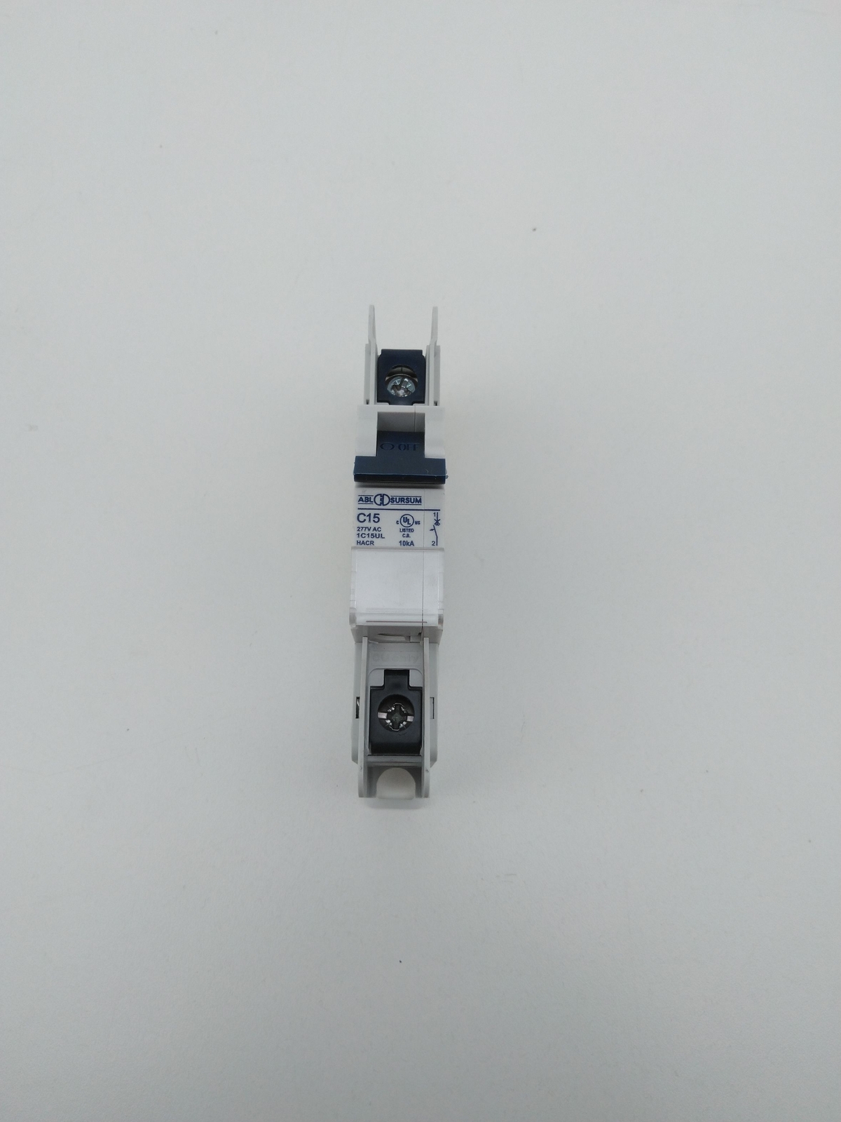 Altech Corp 1C15UL 15A 1 Pole 277VAC UL489 Molded Case Circuit Breaker