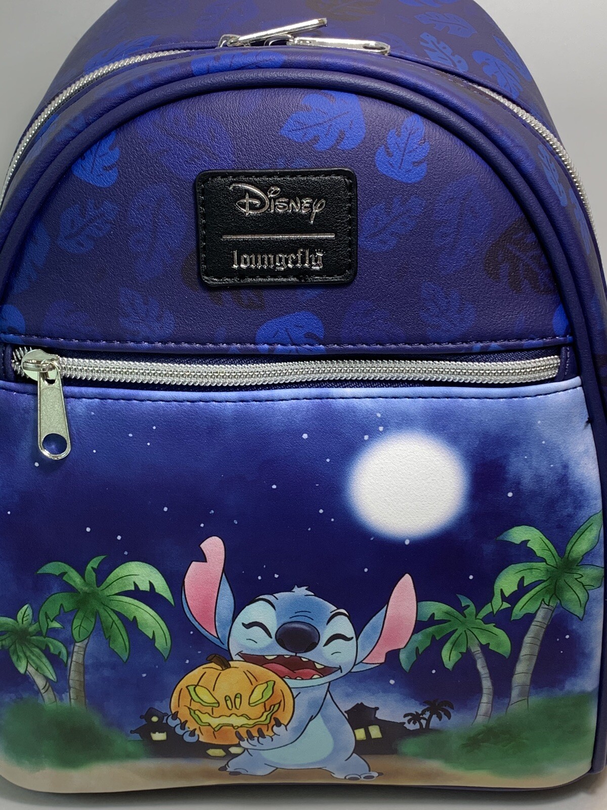 Disney Stitch Pumpkin Loungefly Mini Backpack
