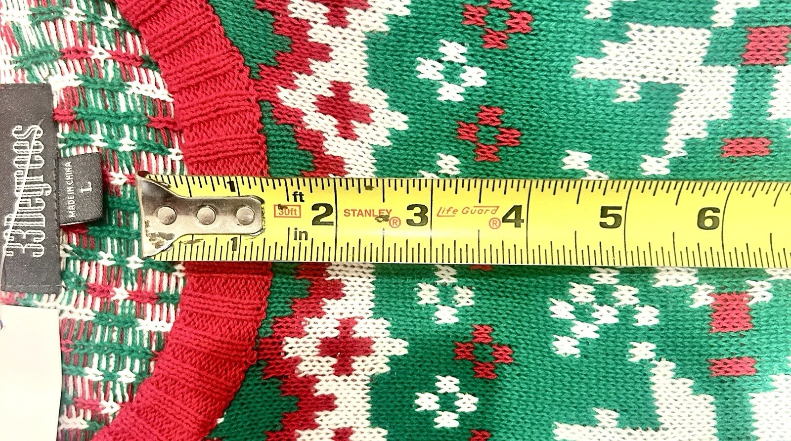 New Ugly Christmas Sweater 33 Degrees Sloth Pullover Beer Drink Pocket Men’s L