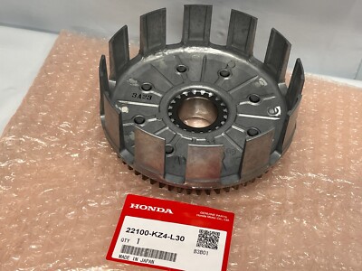 2002 Honda Cr125 Clutch Basket Pressure Plate Discs 02-07