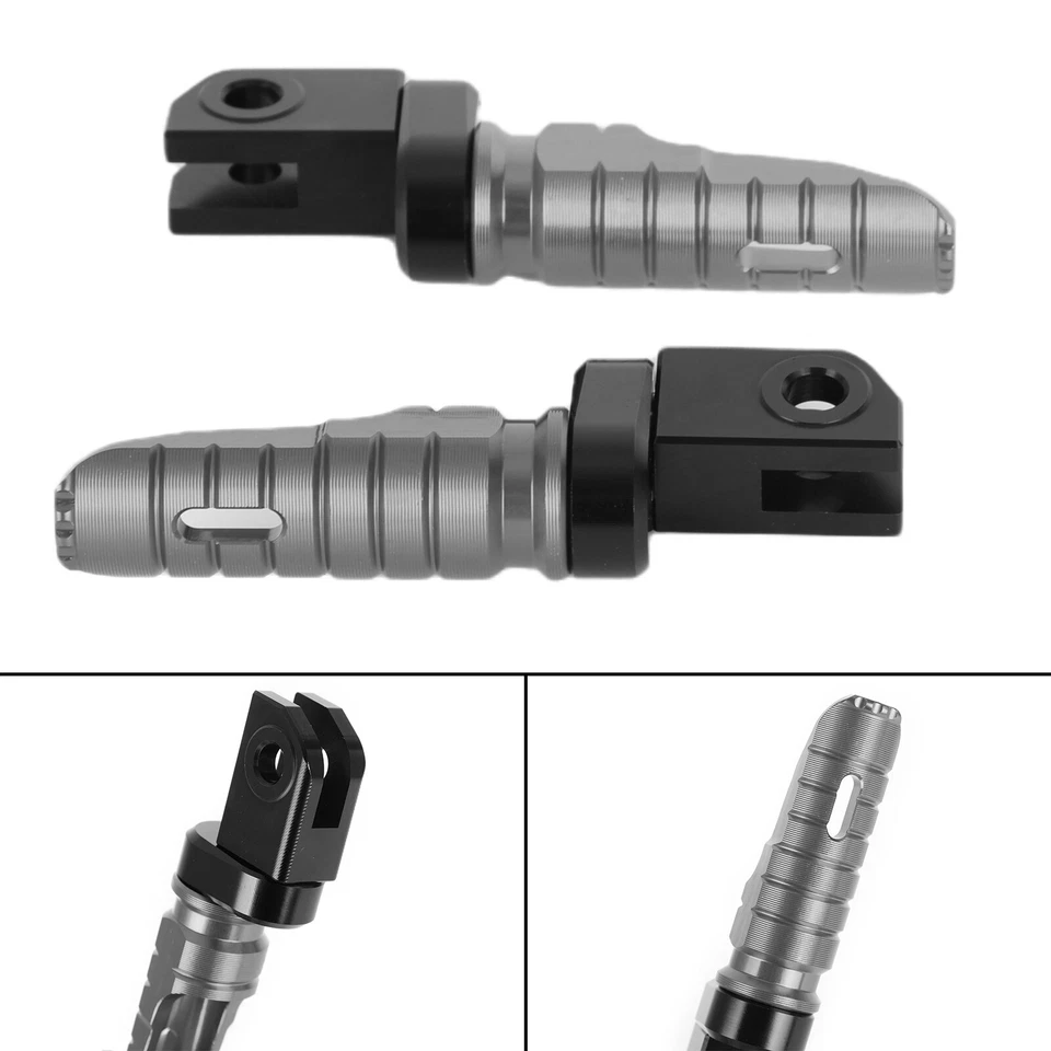 Reposapiés delanteros clavija para Aprilia RSV4 Factory 2009-2022 Tuono 660 21-22 gris Foto 2 de 4