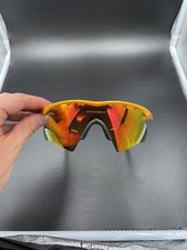 Oakley Athlete Pro M Frame Polished Orange w/Vented Heater Fire Iridium Lenses