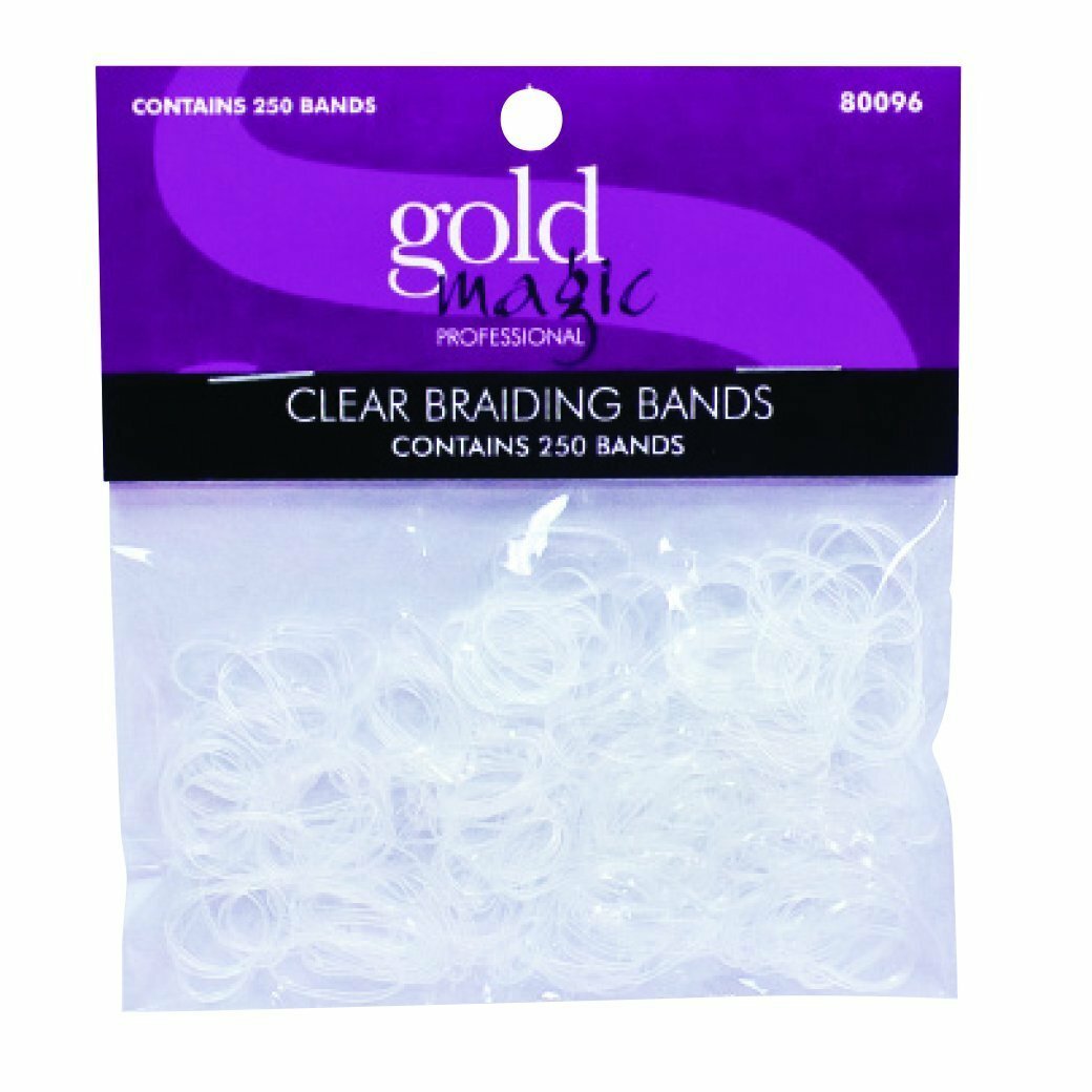 リクエスト U Gold Magic Elastic Braiding Bands, Clear | eBay