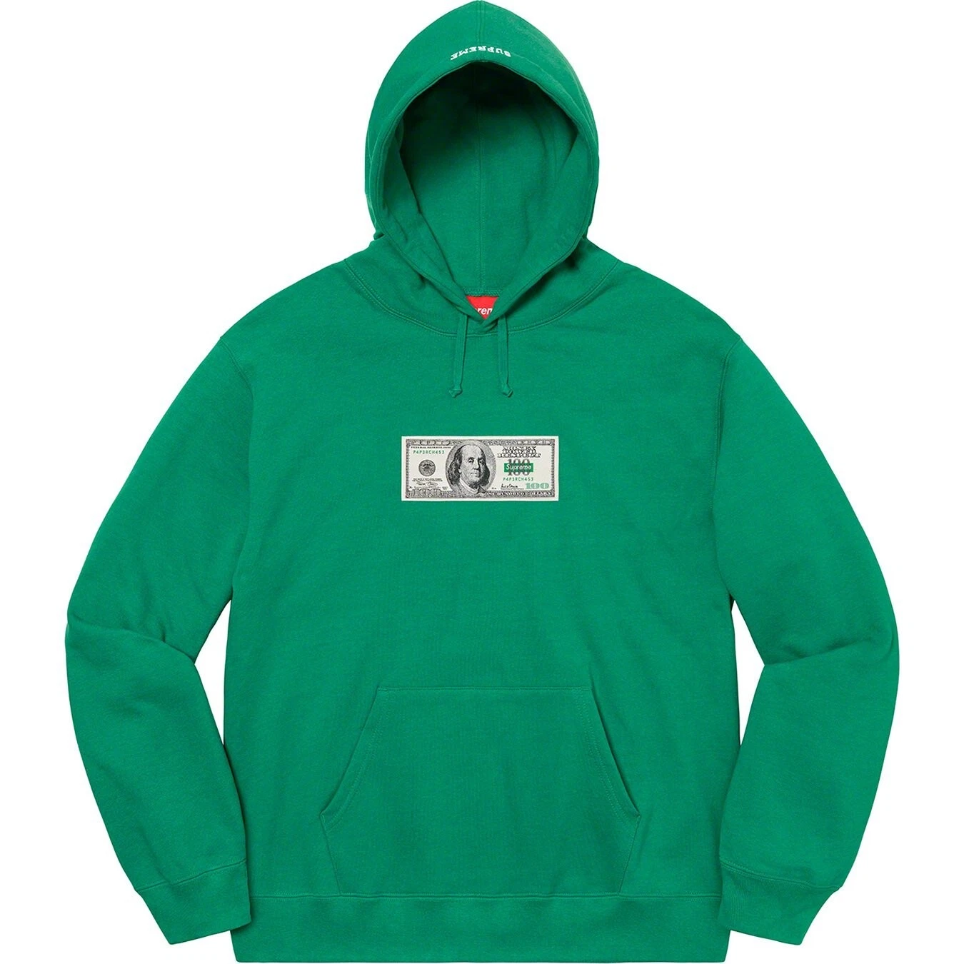 Sweat à capuche Supreme Heavyweight fabriqué au Canada Franklin taille Medium M