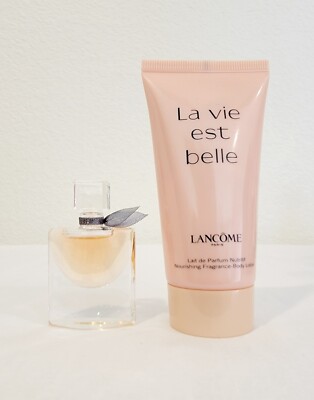 Lancome La Vie Est Belle Duo - 50ml Lotion + 4ml Perfume (EDP)