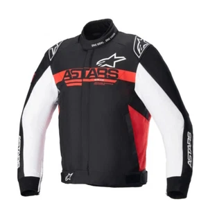 Alpinestars Monza-Sport Motorcycle Jacket Black Bright Red White