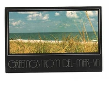 Greetings From Del-Mar-Va - Postcard 4x6