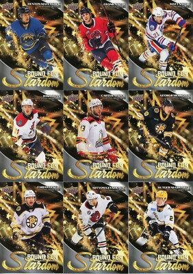 U PICK LOT 2024-25 24-25 Upper Deck UD AHL BOUND FOR STARDOM Insert card set