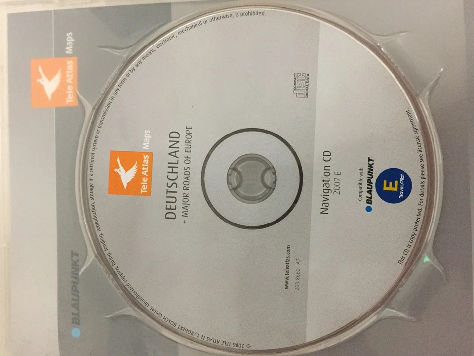 Blaupunkt Alpen Atlas Maps Navigation CD 2007E Deutschlans+Major Roads of EUROPE - Bild 3 von 4