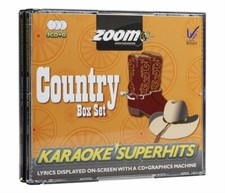 ZOOM KARAOKE: Karaoke Superhits Country Box Set Cd G  CD 