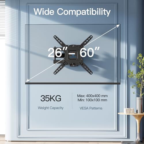 PERLESMITH TV Wall Mount, Swivels Tilts Extends Heavy Duty TV Wall Bracket for eBay