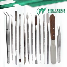 Pick Carver Spatula 13pc Clay Set Ceramics Wax Sculpture Making Stainless Steel 