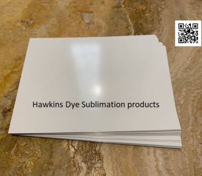 11''x14'' Gloss White Aluminum Photo Sublimation Sign Blanks - Set of 10