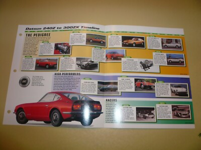 1969-1996 Datsun 24OZ to 300ZX UNIQUE IMP BROCHURE | eBay