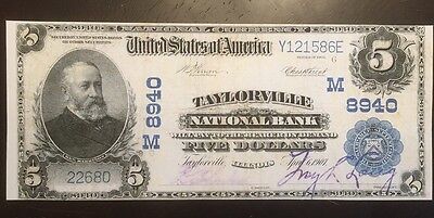 1902 $5 NATIONAL CURRENCY WILLMAR MINNESOTA BEN HARRISON NOTE ~~REPRODUCTION~~