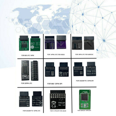 Tpm2.0 Security Module Supports Multi-brand Motherboards 12 14 18 20-1pin 2