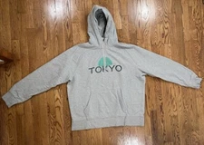Nike Hoodie Tokyo Half Zip Hoodie Sweat Shirt 21 Mercer Grey Lab 2XL AW77 Tech