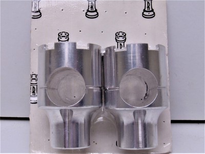 Rooke Customs 1-1/8'' Narrow Base Risers 1.75'' Raw R-HR2242-A