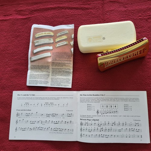 Unbespielte, desinfizierte Wende-HOHNER-MuHa " Comet 3427 in C+F ", in der OVP! - Bild 4 von 7