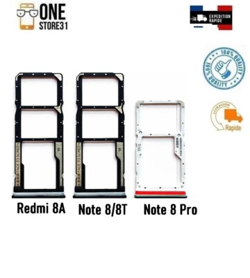 Tiroir Carte SIM D’origine Pour Xiaomi Mi 8 Pro — Remplacement Facile, Qualité Originale, Avec Aiguille SIM.
